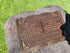 Memorial Rock Urn 1874 Large Double Charcoal/ Black
