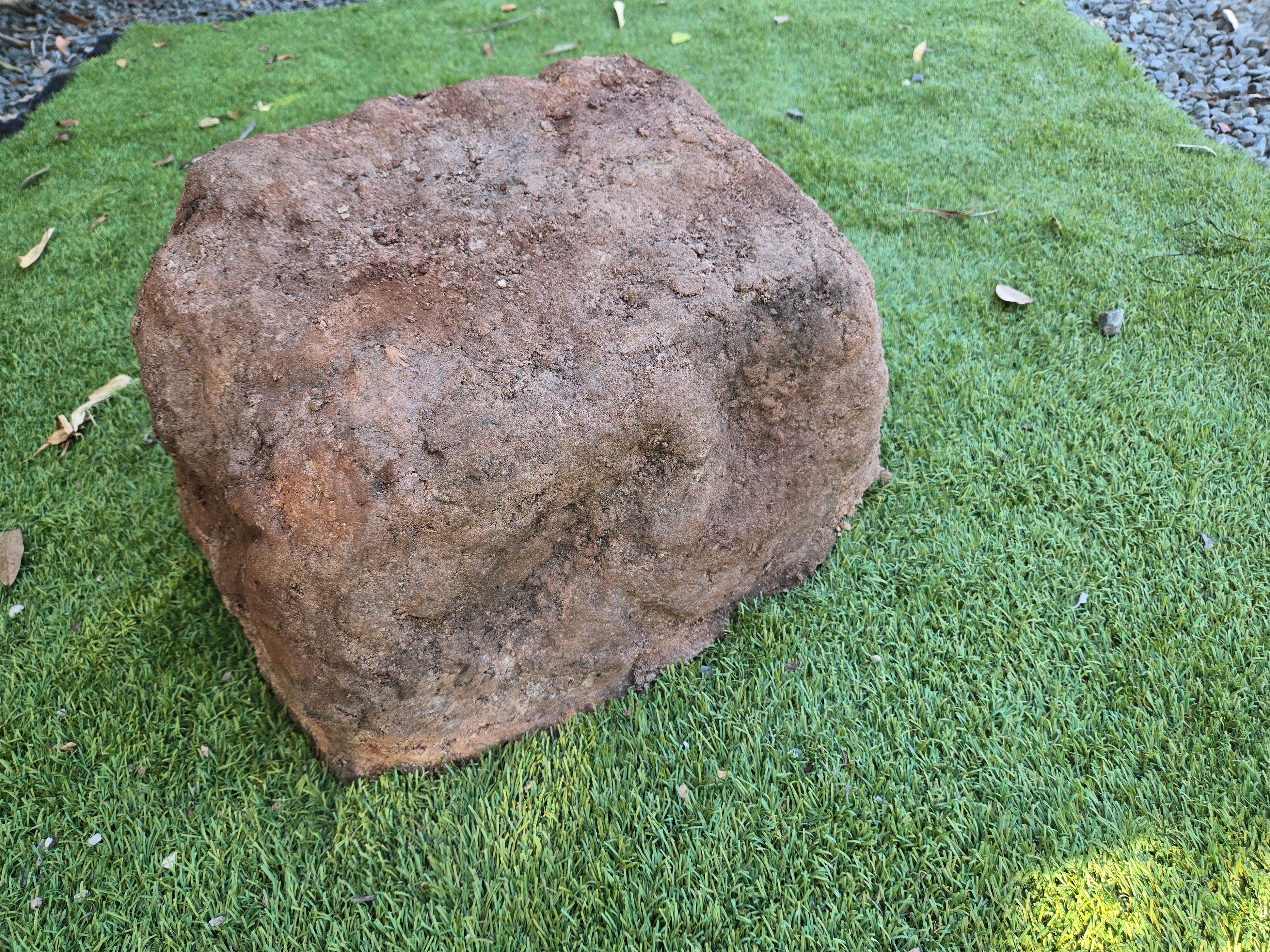 urn for ashes in a shape of a rock