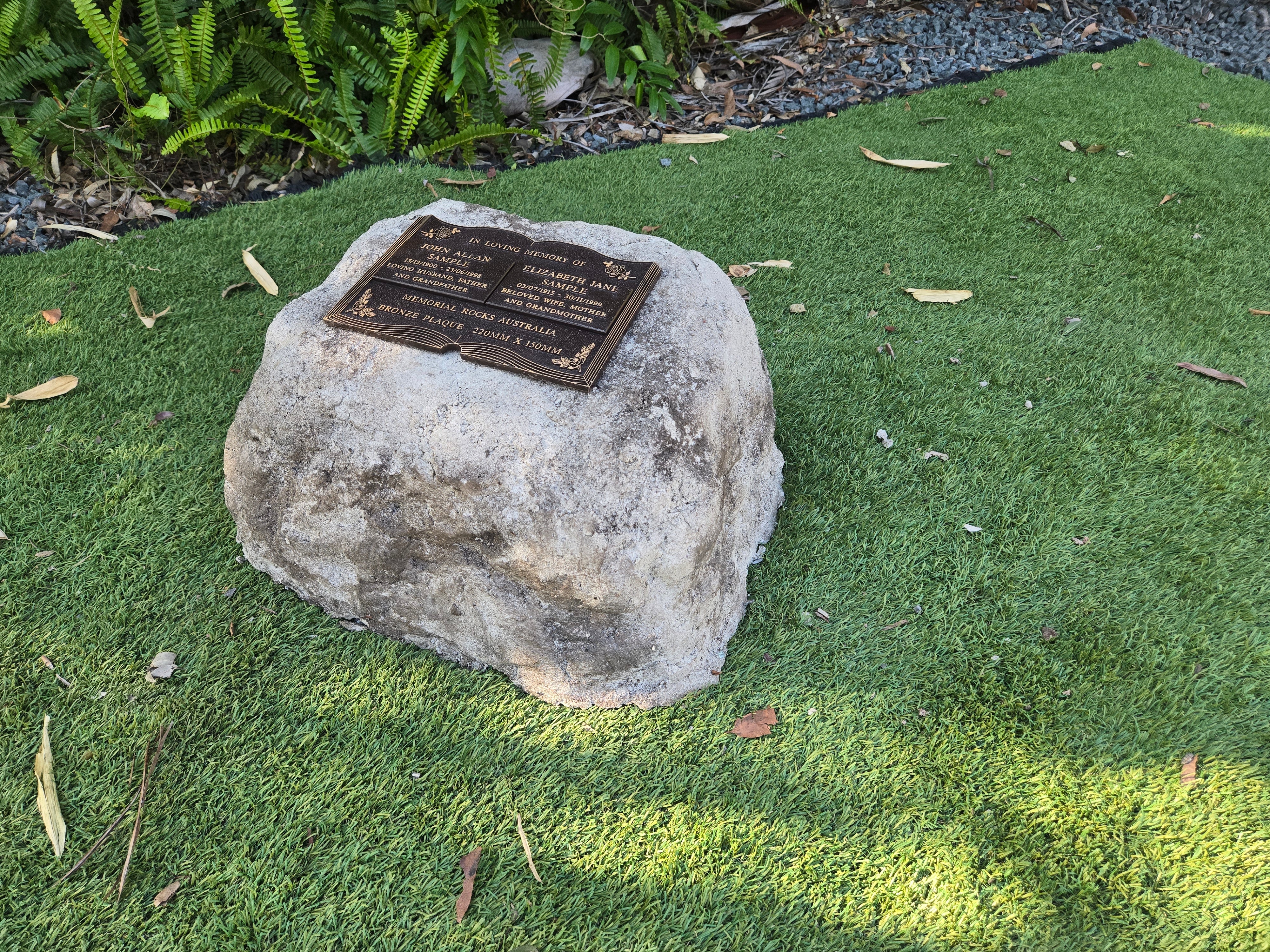 rock urn for ashes