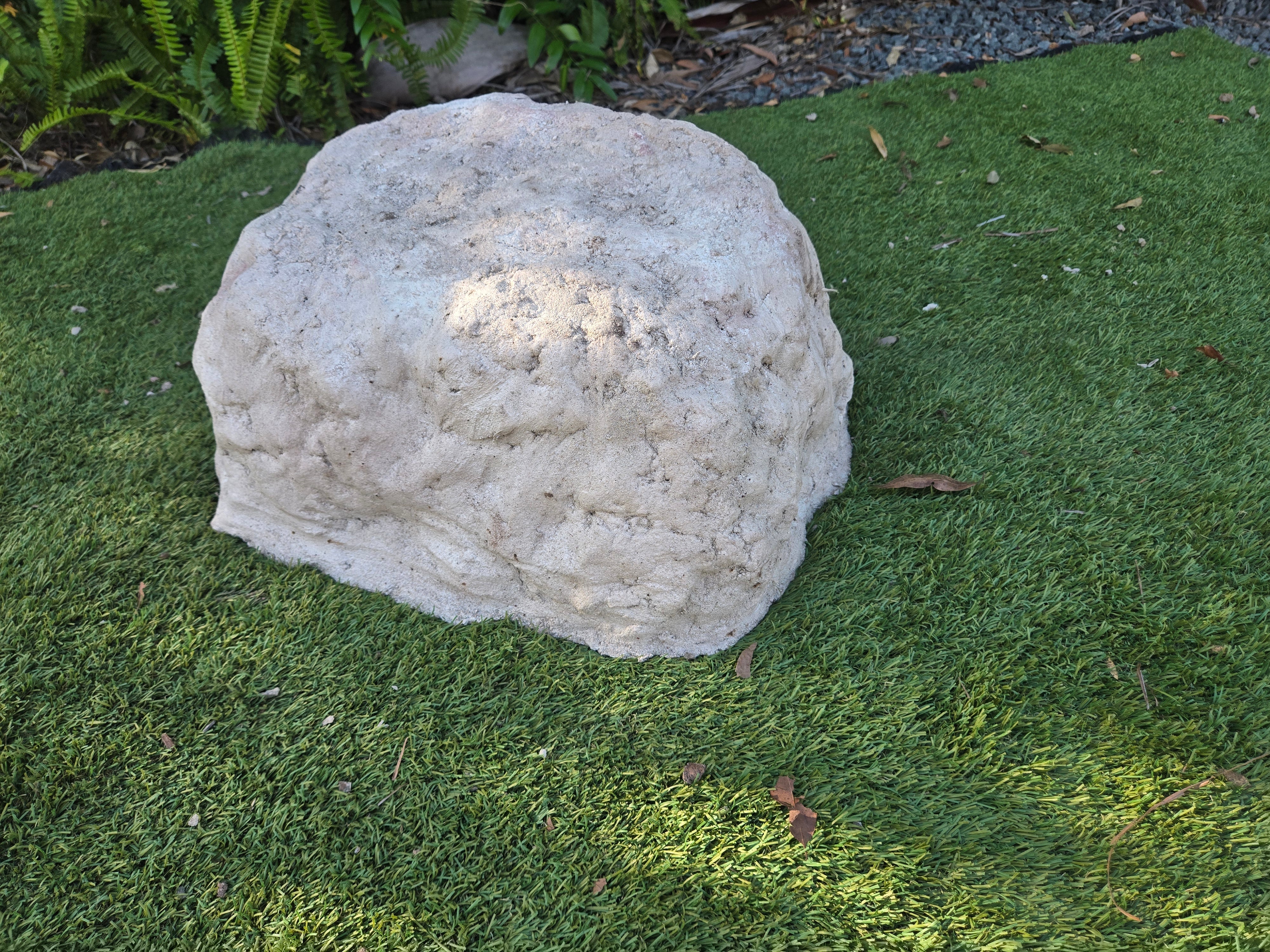 urn for ashes in a shape of a rock