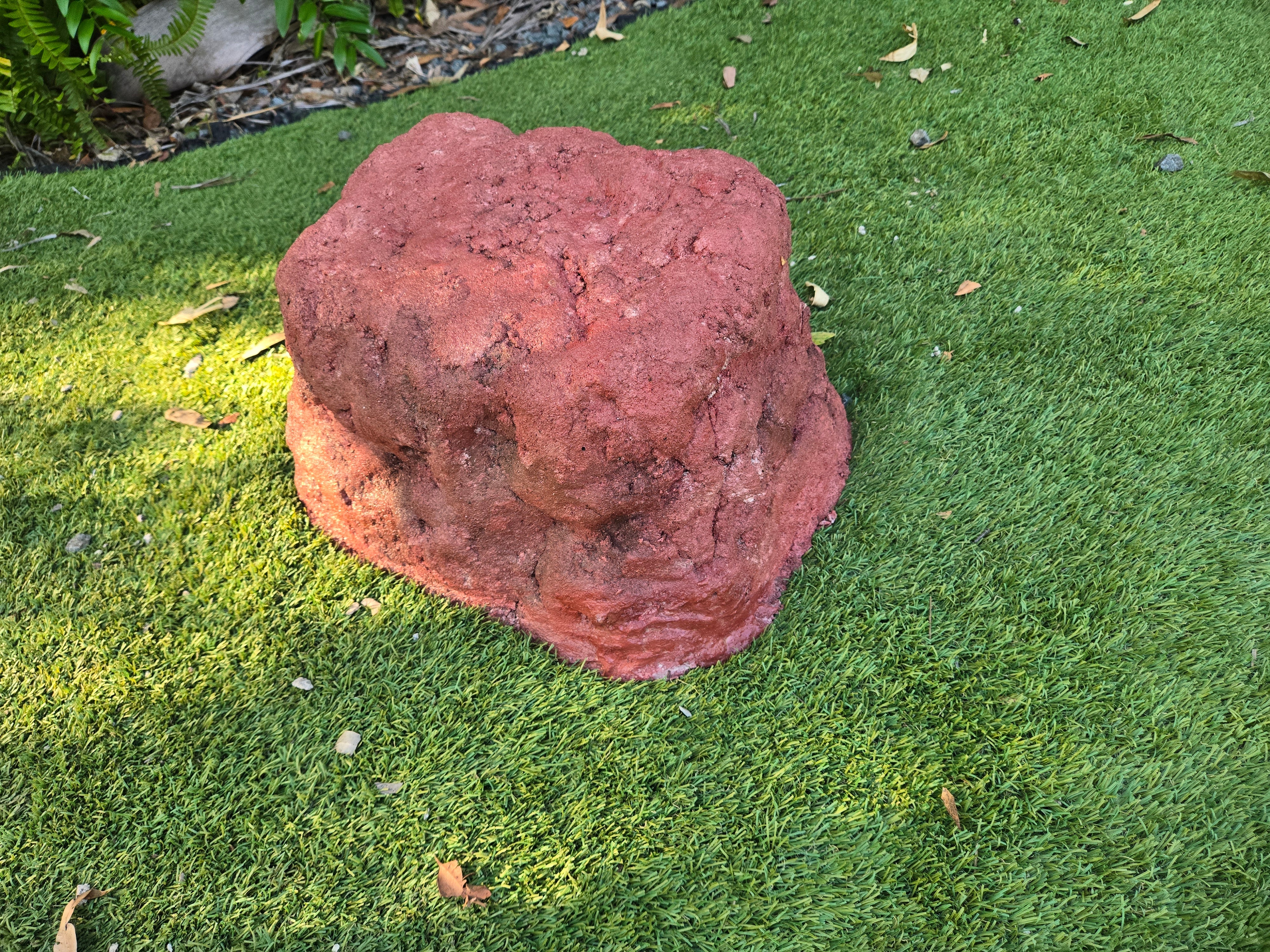urn for ashes in a shape of a rock