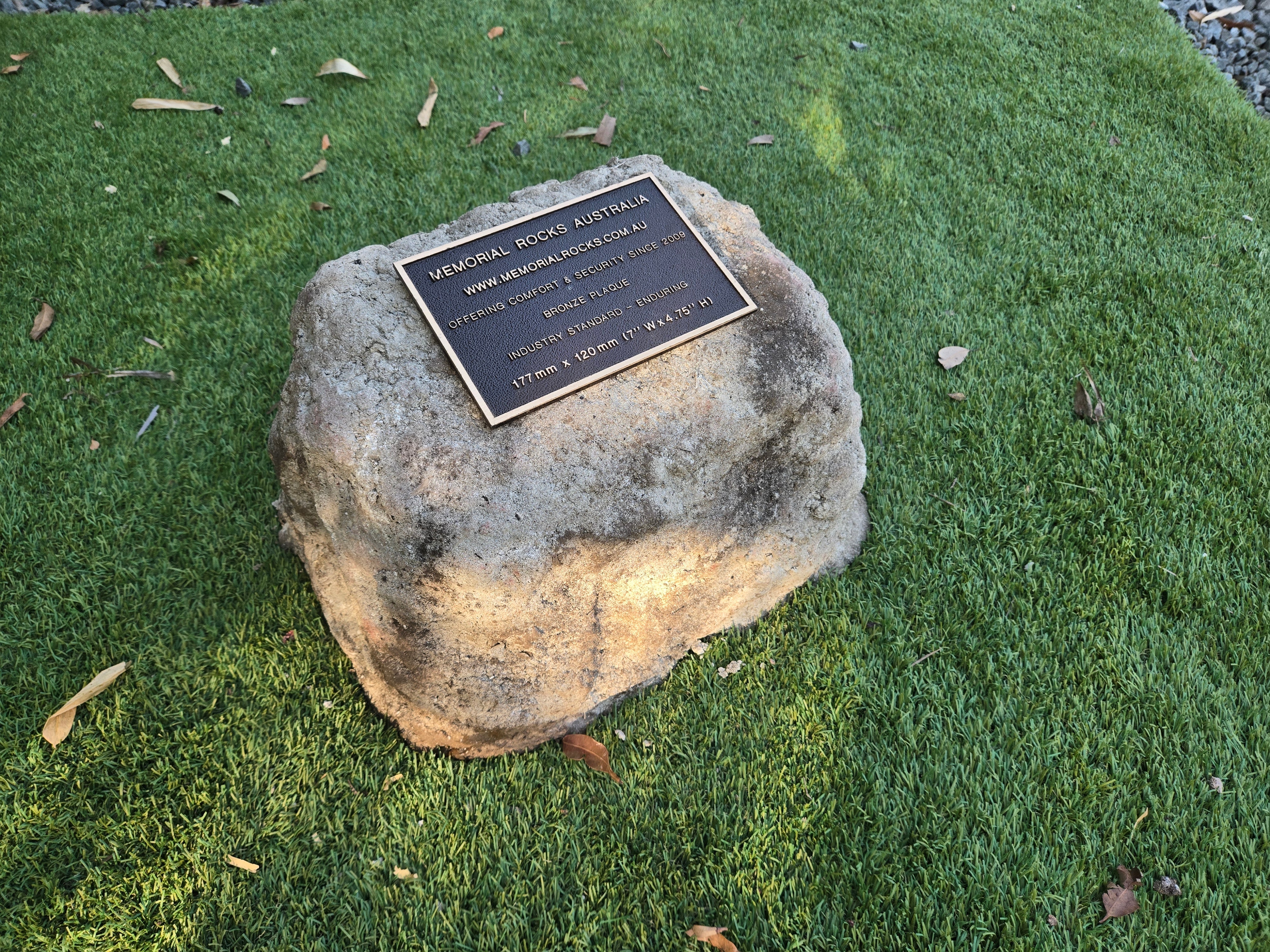 urn for ashes in a shape of a rock